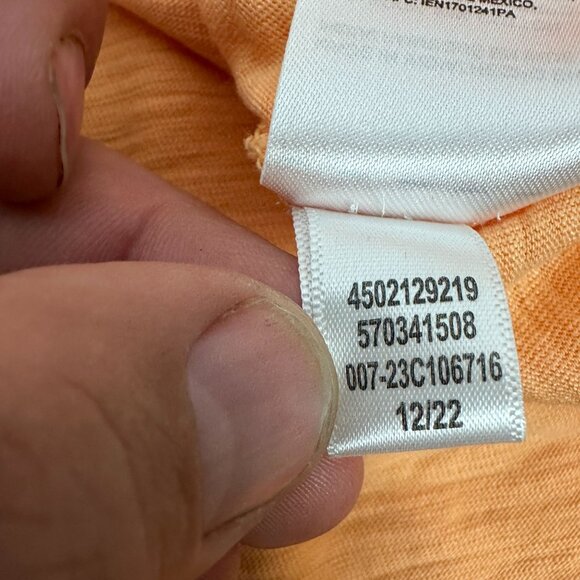 Chicos Ultimate Tee Womens Beige Roll Tab Sleeve Casual Top Size XXL - Picture 10 of 10